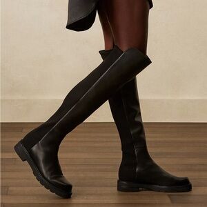 Stuart Weitzman 5050 lift leather boot